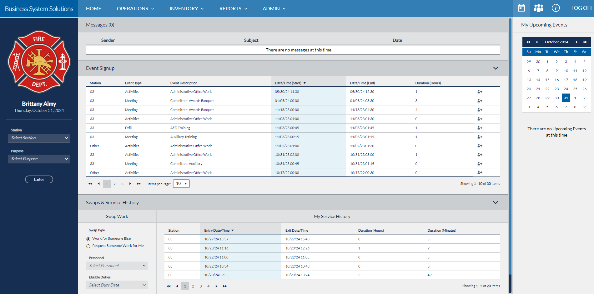 Firehouse Management System